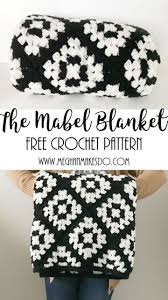 Black And White Crochet Blanket Pattern The Mabel Blanket Free Crochet Pattern Meghan Makes Do Crochet For Beginners Blanket Granny Square Crochet Pattern Crochet Blanket Patterns