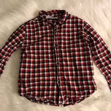 Black And Red Checkered Shirt Disney Other Disney Boys 2t Black Red White Checkered Shirt Checkered Shirt Black And Red Black