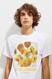 Click on the product to visit the urban outfitters site for the price and to confirm that this product is eligible for shipping to your destination.) Van Gogh Sunflowers Tee Urban Outfitters