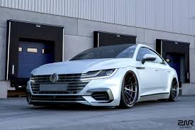 New Volkswagen Arteon Gets Its First Tuning Job Sort Of Carscoops Volkswagen Cc Volkswagen Car Wheels Rims