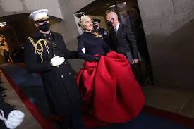 Joe germanotta spoke to fox news on thursday, just hours after the incident in. Lady Gaga Stuns In Schiaparelli Couture Dress At The Presidential Inauguration See Details Of Her Outfit