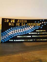 Fue izada por primera vez el 27 de febrero de 1812, en. 19 Ideas De 20 De Junio Dia De La Bandera En 2021 Dia De La Bandera Carteleras Escolares 25 De Mayo Argentina