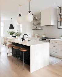 63 Great Ideas For Kitchen Islands Oneonroom Cuisine Americaine Cuisines Design Cuisine Moderne
