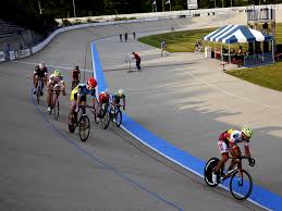 Stripwood tracks provide a smooth, fast surface for cycling. Major Taylor Velodrome Wikipedia