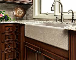 When kitchen cabinet stain colors needs a new style, give your cabinets an antique finish. Traditional Cherry Cabinets With Medium Brown Painted Island Crystal Cabinets