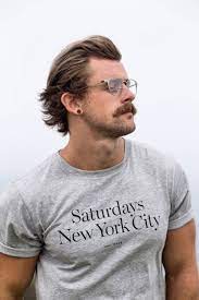 Windswept Barba Cabelo E Bigode Barba E Cabelo Cabelo Longo Masculino