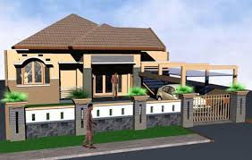 Pagar besi geser dengan motif khas. 60 Desain Pagar Rumah Minimalis Paling Diminati Rumahku Unik