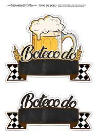 Topo De Bolo Boteco 1 Fazendo A Nossa Festa Comida De Boteco Bolo Boteco Festa De Buteco Decoracao Topo de bolo noivos c/ sobrenome casamento mdf cru 17 cm. pinterest