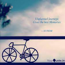 Because you travel light, you can focus more on the things that you see rather than the things you carry. Best Unplanned Quotes Status Shayari Poetry Thoughts Yourquote