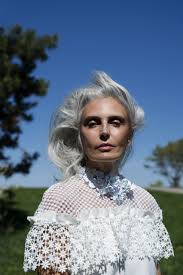 Ace Models Milva Beautiful Gray Hair Ageless Beauty Model