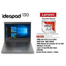 Où trouver l'offre lenovo amd a4 9125 au meilleur prix ? Jual Laptop Lenovo Ideapad 130 Amd A4 9125 Ram 4gb Hdd 500gb Windows 10 Jakarta Barat Sky Computindo Tokopedia
