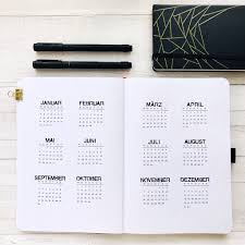 Wir zeigen ihnen hier unsere lieblings kalender, die sie ganz einfach selber machen tischkalender selber gestalten: Bullet Journal Ideen Fur Die Ersten Seiten Miss Konfetti