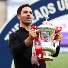 4:34pm on jan 05, 2015. Mikel Arteta As Arsenal Manager Beat Chelsea Football Club Beat Manchester City Beat Manchester United Beat Liverpool Fc Twice Three Wembley Wins Two Trophies Gunners