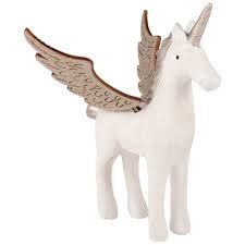 White Unicorn Ornament H10 Maisons Du Monde Unicorn Ornaments White Unicorn Stylish Sofa