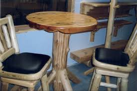 Shop our best selection of bar & pub tables to reflect your style and inspire your home. Explore Rustic Log Dining Room Game Tables