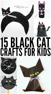 Children enjoy pets for many reasons. 15 Adorable Black Cat Crafts For Kids Cat Crafts Preschool Cat Crafts Crafts For Kids