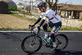 A first shot of our breakaway seven. Fourth At The Milano Sanremo Peter Sagan