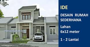 Komplit sekali desain rumah sederhananya pak. Desain Rumah Sederhana 6x12 Meter Minimalis Rhdesainrumah
