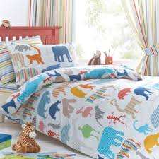 Just Kidding Zoology Animals Blue Boys Double Duvet Quilt Cover Bedding Set Amazon Co Uk Kitchen Home Bed Duvet Covers Bed Duvet Cover Sets