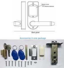Harga kunci pintu elektronik keyless digital untuk keamanan rumah. L S Gagang Pintu Elektrik Touchsreen Digital Lock Smart Home Os8818 Silver Jakartanotebook Com