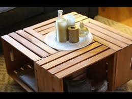 This coffee table measures 45.9 wide. Build A Coffee Table Using Crates Furniture Diy Youtube