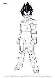 The dragon ball gt series is the shortest. Learn How To Draw Vegeta From Dragon Ball Z Dragon Ball Z Step By Step Drawing Tutorials