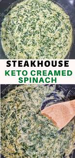 Keto Low Carb Healthy Creamed Spinach Recipe Recipe In 2020 Creamed Spinach Healthy Creamed Spinach Keto Creamed Spinach