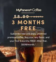 Panera To Offer 3 Months Of Free Unlimited Coffee For New Subscribers Freebies