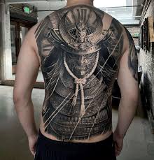 If you prefer smaller tattoos over larger pieces, the back can easily hold a dozen separate tattoos, assuming they are sized appropriately to fit together. Tattoo Ideas On Twitter Samurai Back Tattoo Https T Co Nkyvfkwqlm
