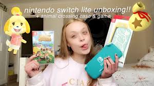 Leaf patterns inspired by animal crossing. Nintendo Switch Lite Unboxing Animal Crossing Case Youtube