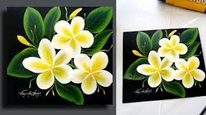Check spelling or type a new query. Easy Plumeria Flower Acrylic Painting For Beginners Slow Video Demonstration Painting Lessons Youtube