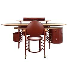 Rare Johnson Wax One Desk And Two Chair By Frank Lloyd Wright For Cassina From A Unique Collection Of Antique And Johnson Wax Desk Furniture Custom Furniture