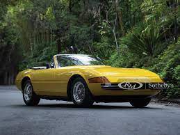 14019 sold for usd$571,500 2018 rm sothebys : 1973 Ferrari 365 Gts 4 Daytona Spider By Scaglietti Arizona 2019 Rm Sotheby S