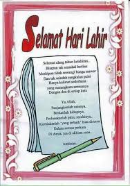 Kalau di dalam bahasa inggris, yang cukup. Puisi Ulang Tahun Islami Download File Guru