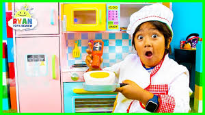 You'll receive email and feed alerts when new items arrive. Ryan Pretend Play Cooking With Kitchen Play Set And Food Toys Youtube