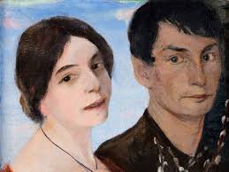 Double portrait of Maschka and Otto Mueller