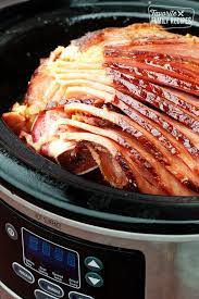 That might seem like a if you'd like to make this in the crockpot, skip the foil and simply place the ham in your crockpot after applying the glaze. Slow Cooker Ham With Maple And Brown Sugar Favorite Family Recipes