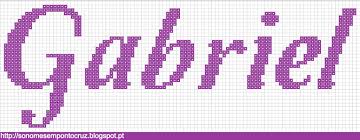 Baixe para o seu computador ou celular um lindo alfabeto em ponto cruz com meninas. Nomes Em Ponto Cruz Gabriel Nomes Em Ponto Cruz Nomes Em Ponto Cruz Ponto Cruz Nome Gabriel