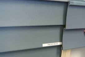 Castle stone, sable brown and pacific blue will be added to the double 4″ woodgrain clapboard and dutchlap and the double 5″ woodgrain clapboard and for more information and to see photos of the new products & colors, view the product page in the 2019 catalogs: Pacific Blue Vinyl Siding By Certainteed The Style On The Left Is Monogram And On The Right Is Restoration Blue Vinyl Siding Vinyl Siding Colors Siding Colors