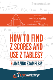 How To Find Z Scores And Use Z Tables 9 Amazing Examples Math Methods Math Courses Math