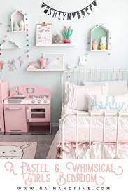 Pastels Unicorns Kawaii And Whimsical Decor In This Beautiful Modern Girls Bedroom Toddler Or B Toddler Bedroom Girl Girls Bedroom Modern Toddler Girl Room