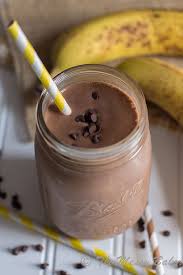 Skinny Chocolate Peanut Butter Banana Shake One Sweet Mess Peanut Butter Shake Peanut Butter Banana Banana Shake
