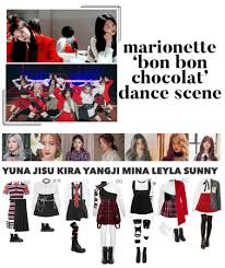 Marionette Bon Bon Chocolat M V Dance Scene Kpop Fashion Outfits Kpop Outfits Scene Outfits