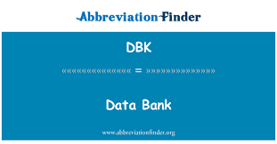 The dbk group is poland's largest supplier of products and services for the tsl (transport, shipping & logistics) industry. Dbk Definition Data Bank Abbreviation Finder