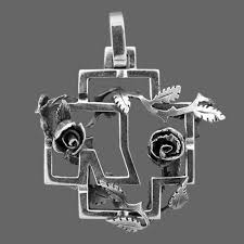 Rammstein Anhanger Rosenrot 925 Er Sterling Silber Rammstein Shop Rammstein Steine Silber