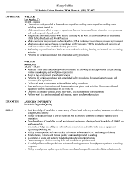Welders Resume Sample May 2021