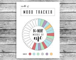 Monthly Mood Tracker Circle Fits Happy Planner Classic