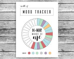 monthly mood tracker circle fits happy planner classic