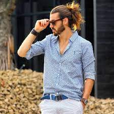 Cool 25 Eye Catching Men S Ponytail Hairstyles Be Different Mens Ponytail Hairstyles Man Ponytail Long Hair Styles