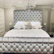Shop our best selection of upholstered bedroom benches to reflect your style and inspire your home. Round Bed Tufted Upholstered Bed Scallop Shape Round Bed Frame Etsy Tufted Upholstered Headboard Tall Headboard Tufted Bed